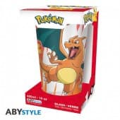 Pokémon-Large Glass Premium 400 ml Charizard (2ct)
